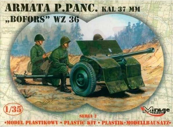 Produktbild Mirage Hobby 37 mm BOFORS Panzerabwehrkanone