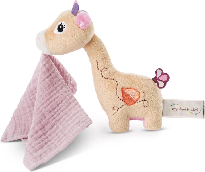 Produktbild NICI Stehendes Schmusetier Giraffe Sasuma mit Mulltuch 16 cm