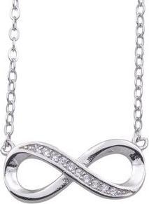Image du produit Passion COLLIER ARGENT RHODIE - INFINI - ZIRCONIA - 43+4 CM