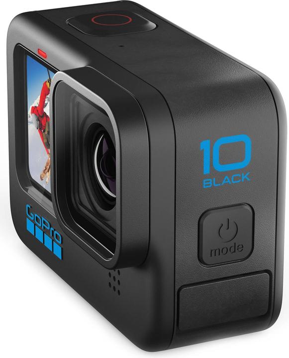Produktbild GoPro HERO10 Black (inkl. 128 GB MicroSDXC-Karte) (60p, Bluetooth, WLAN)