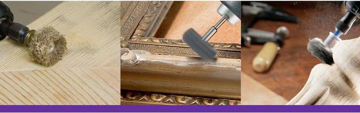Produktbild Dremel Feinschleifscheiben fein Ø 25,0 mm, EZ SpeedClic kompatibel (2 Stück) (320)