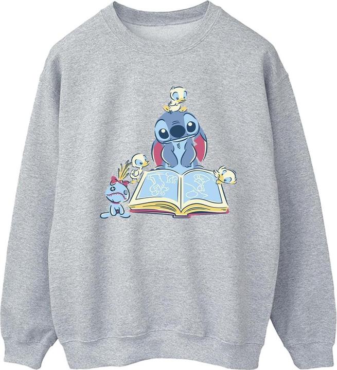 Produktbild Disney Lilo & Stitch Reading A Book Sweatshirt (M)