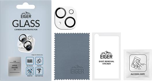 Actual product image Eiger Mountain Glass Lens (1 Piece, Apple iPhone 13)