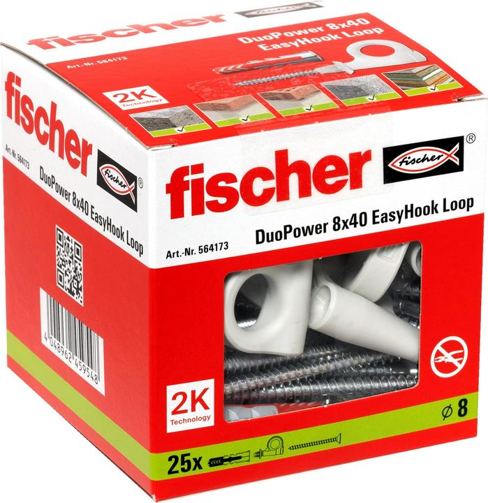 Image du produit Fischer EasyHook Loop 8 DuoPower (25 pcs)