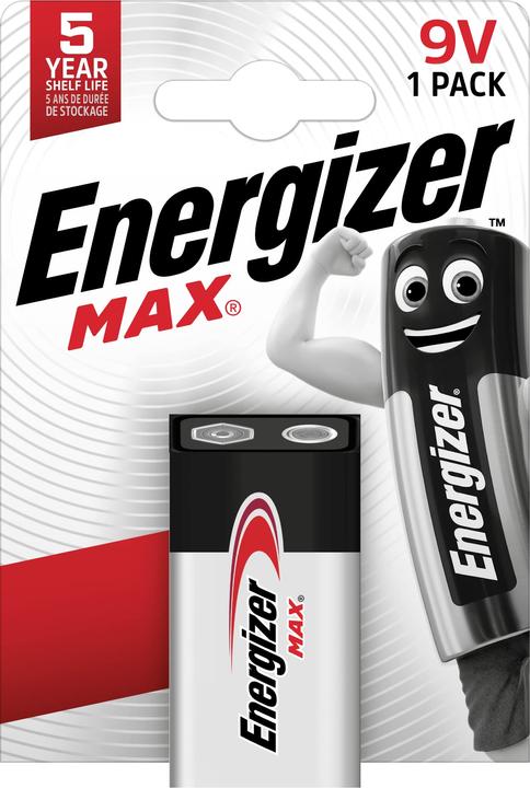 Immagine prodotto Energizer Max Alcalina (1 pz., 9V Block)