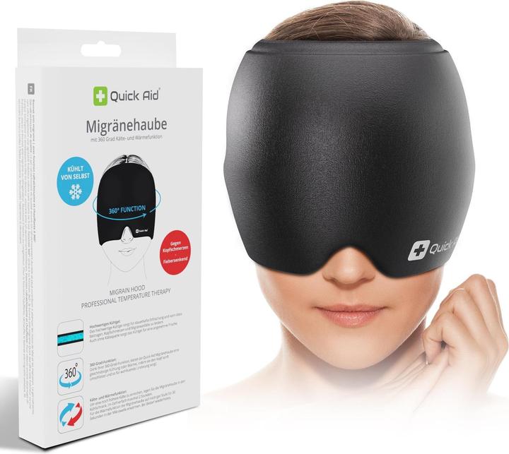 Actual product image Quick Aid Headache and migraine cap (self-cooling) with 360-degree cooling and heating function (1 x, 1053 ml, 592 g)