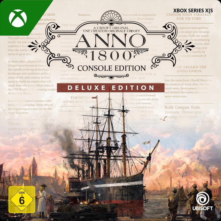 Immagine prodotto Microsoft C2C Anno 1800 Console Edition Deluxe (Xbox Series X, Xbox Serie S)
