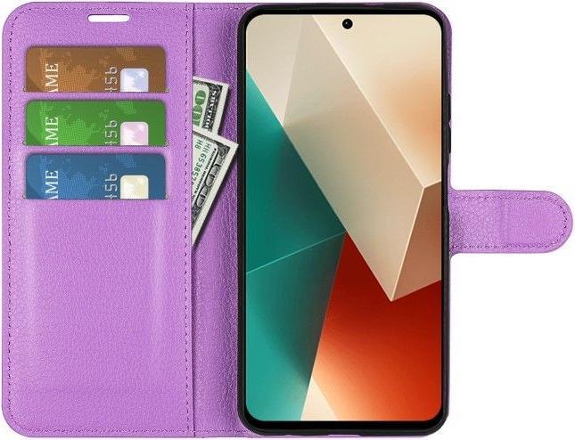 Immagine prodotto MU Classic Serie di copertine per libri in pelle Litchi (Xiaomi Redmi Note 13 5G)