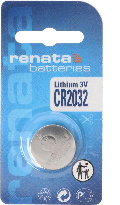 Image du produit Renata CR2032 Pile au lithium, pile au lithium CR2032, 3V (1 pcs, 225 mAh)