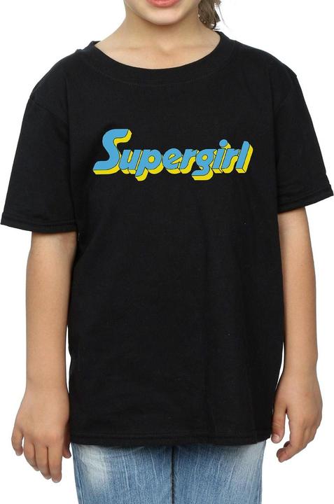 Immagine prodotto Supergirl Text Logo Maglietta Ragazze (140, 146)
