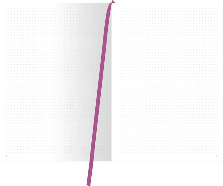 Produktbild myNOTES Papeterie: Notizbuch A4 Blumenträume (Gepunktet, Weicher Einband)