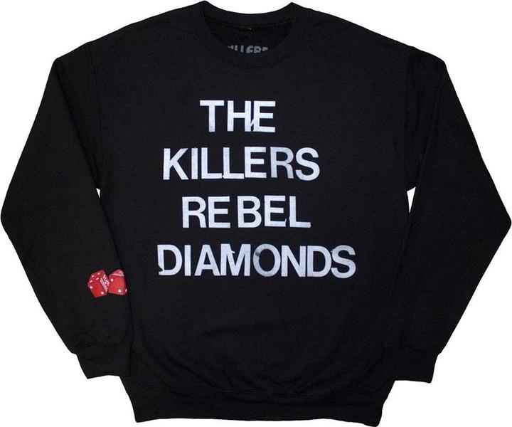 Actual product image Universal Textiles Unisex Adult Tour '24 Rebel Diamonds Stacked Sweatshirt (M)