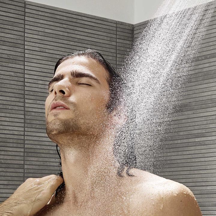 Immagine prodotto hansgrohe Set doccia Pulsify Select 105 3jet Relax (bianco opaco) (3 Tipi di raggi, 11.40 l/min)