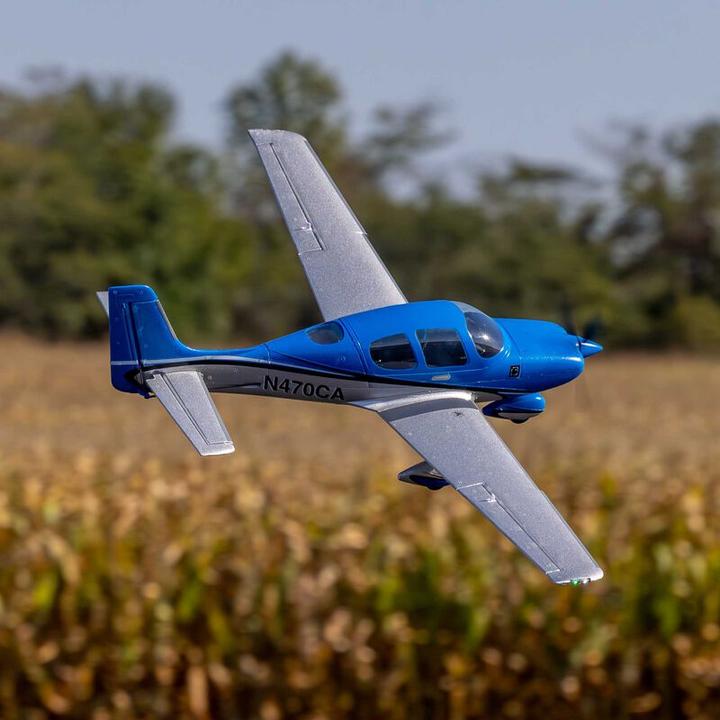 Image du produit E-Flite FLIEGER UMX Cirrus SR22T 732mm BNF BNF Basic mit AS3X und SAFE Select (Multi moteur)