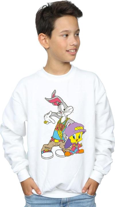 Actual product image Looney Tunes Boys Bugs And Tweety Hip Hop Sweatshirt (128)