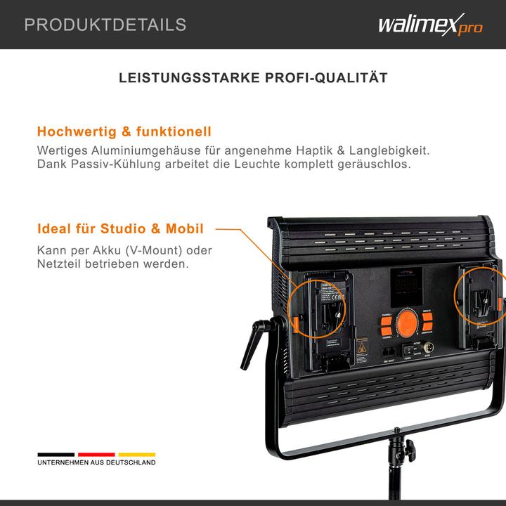 Actual product image Walimex pro LED Niova 150-F Pro Bi Color (Surface luminaire)