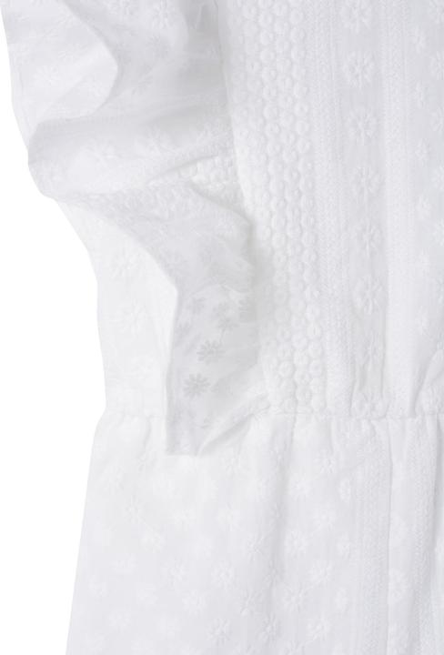 Actual product image Vertbaudet Festive short girls' jumpsuit with eyelet embroidery (158)