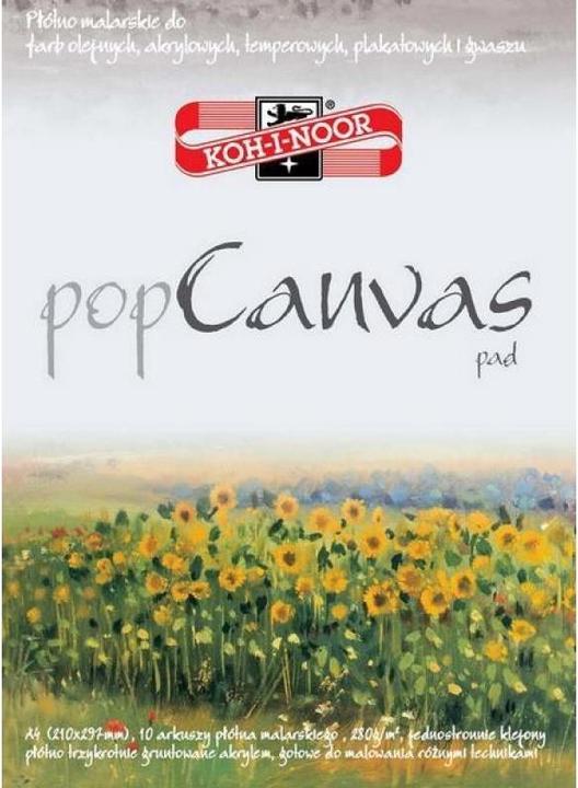 Actual product image Koh-i-Noor KOH and Noor Painting canvas in A4 block