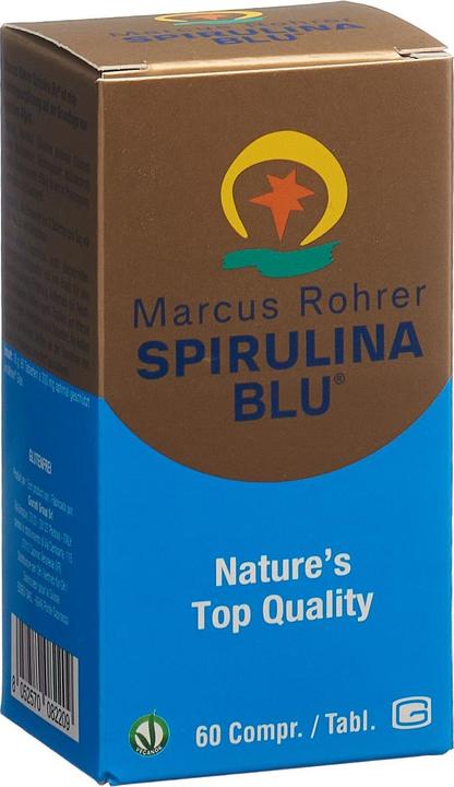 Immagine prodotto Marcus Rohrer Spirulina BLU Tabl Glasfl 60 pezzi (60 Pezzo/i, Pillole, 168 g)