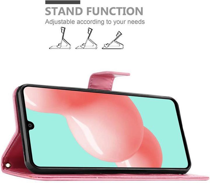 Actual product image Cadorabo Flower Book Cover (Samsung Galaxy A41)
