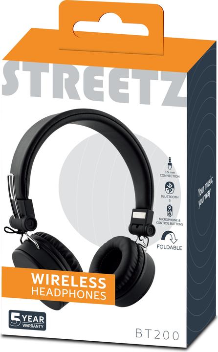 Actual product image Streetz HL-BT400 (No noise cancelling, 22 h, Wireless, Cable)