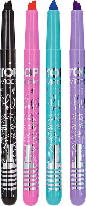 Image du produit Depesche Handlettering Set Top Model 4 crayons (Noir, Violet, Pink, Turquoise, 4 x)