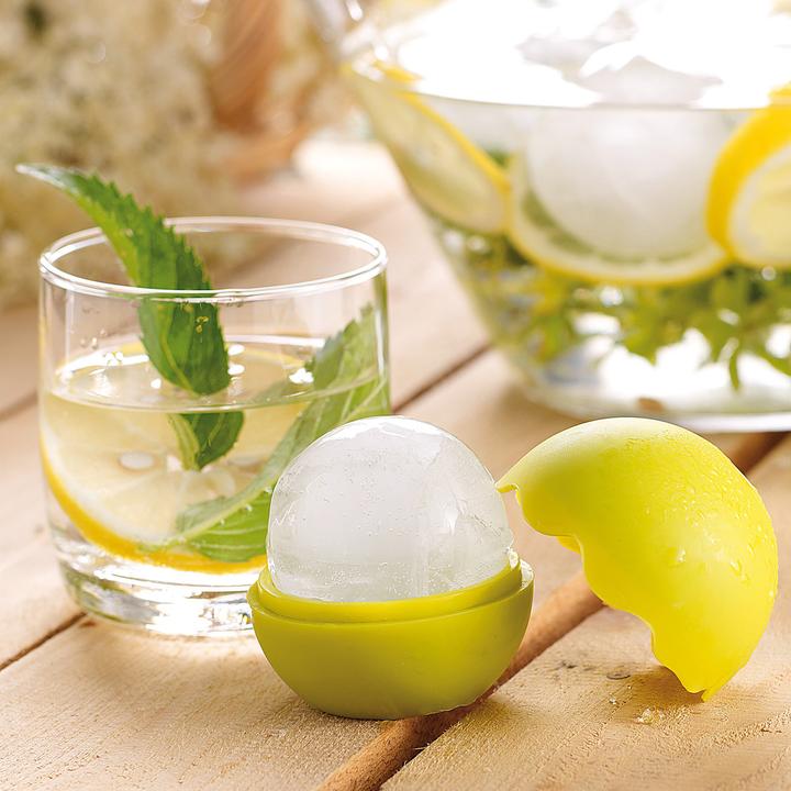 Actual product image Infactory Silicone ice mold for trendy "Ice Balls", set of 4