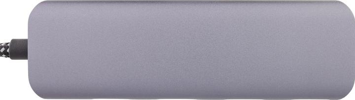Actual product image InLine USB 3.2 Hub Type-C to 4x A 10Gb/s metal housing grey (USB-C, 4 Ports)
