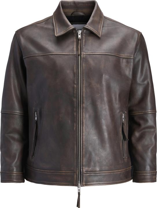 Jack & Jones Plus Size Lederjacke Lederjacke
