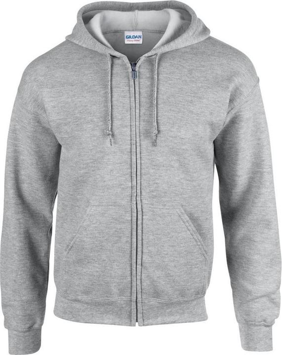 Gildan Hoodie mit durchgehendem Reissverschluss