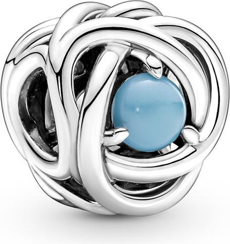 Produktbild Pandora Dezember Geburtsstein Türkis Ewigkeitskreis Charm (Sterling Silber 925)