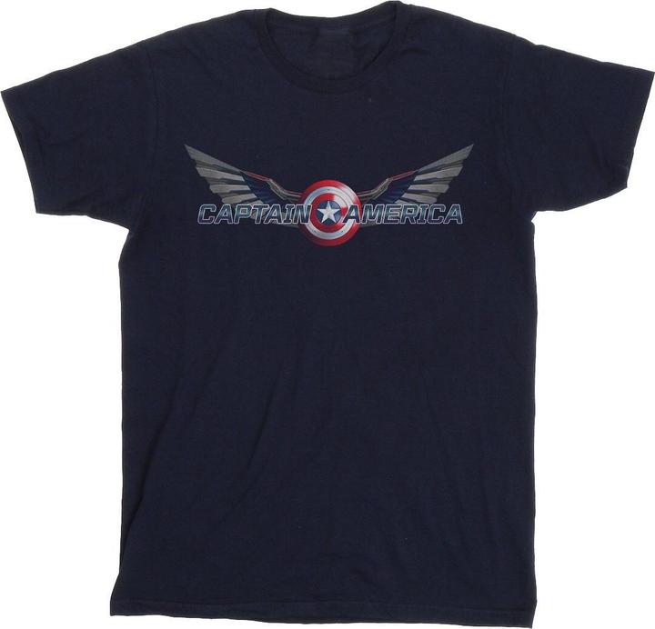 Falcon And The Winter Soldier Captain America Logo TShirt (M)