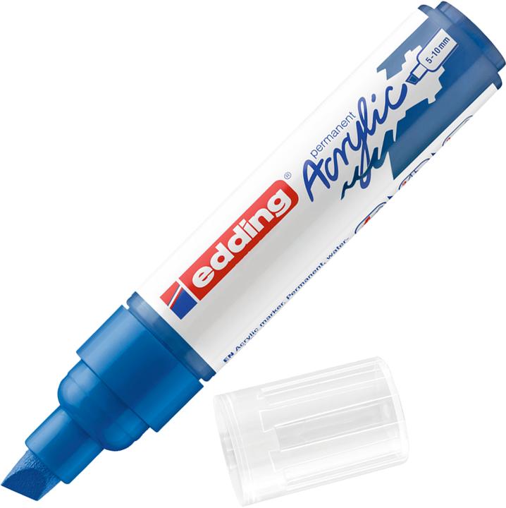 Actual product image Edding Acrylic marker 5000 Wide (Gentian blue, 10 mm, 1 x)