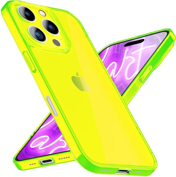 Produktbild Nalia Klar Transparente Neon Silikon Hülle (Apple iPhone 16 Pro)