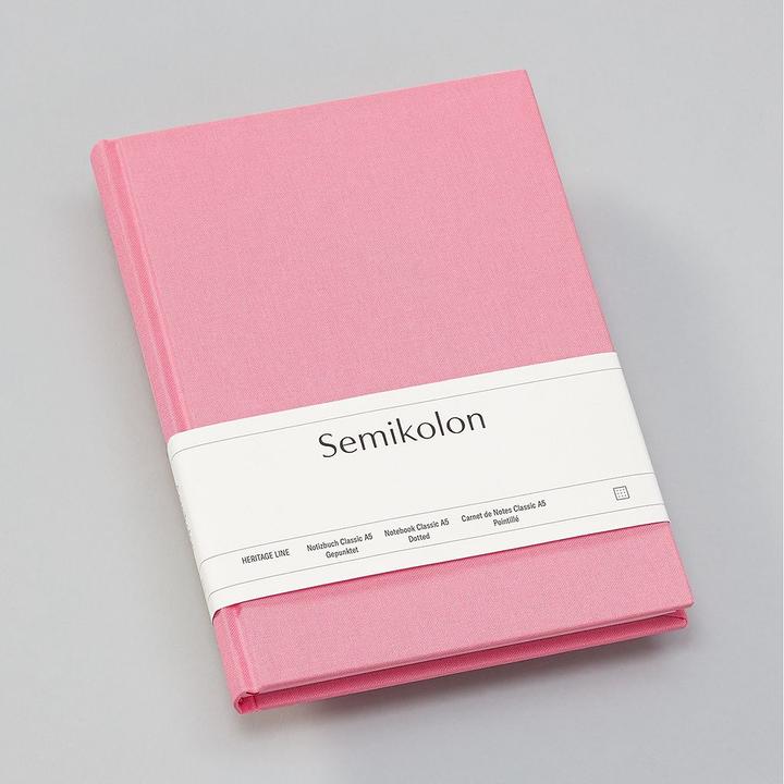 Produktbild Semikolon NOTIZBUCH A5 88bl.DOTTED FLAMINGO (A5, Gepunktet, Harter Einband)