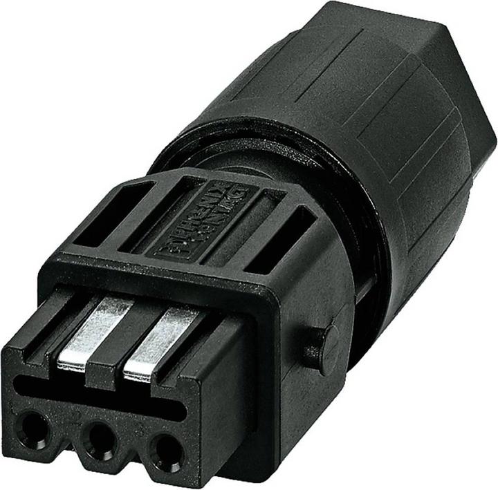 Phoenix Contact Storenstecker QPD STAK 3 L+PE, 1.5 mm², Schwarz
