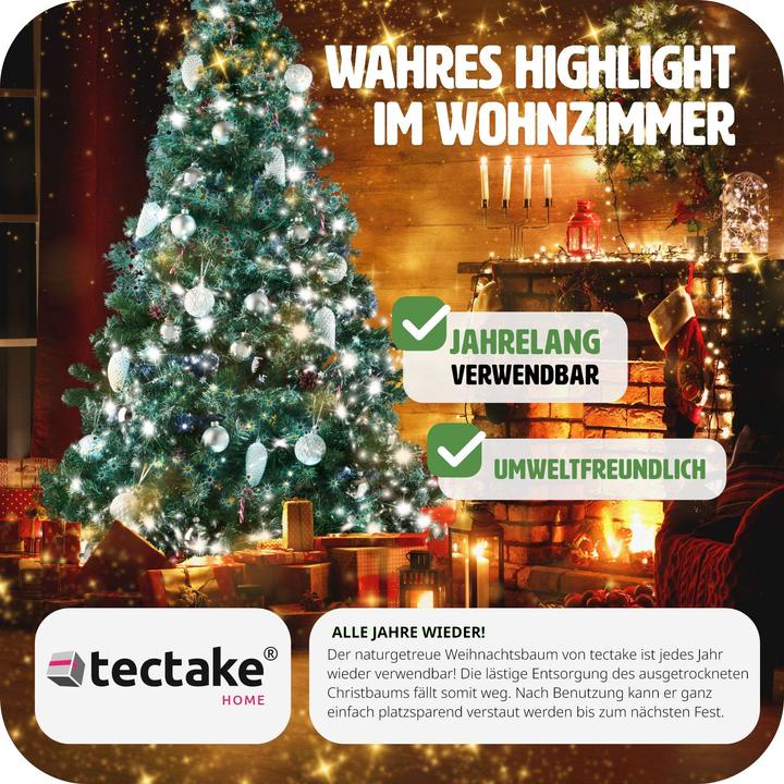 Image du produit tectake Sapin de Noël artificiel (180 cm)
