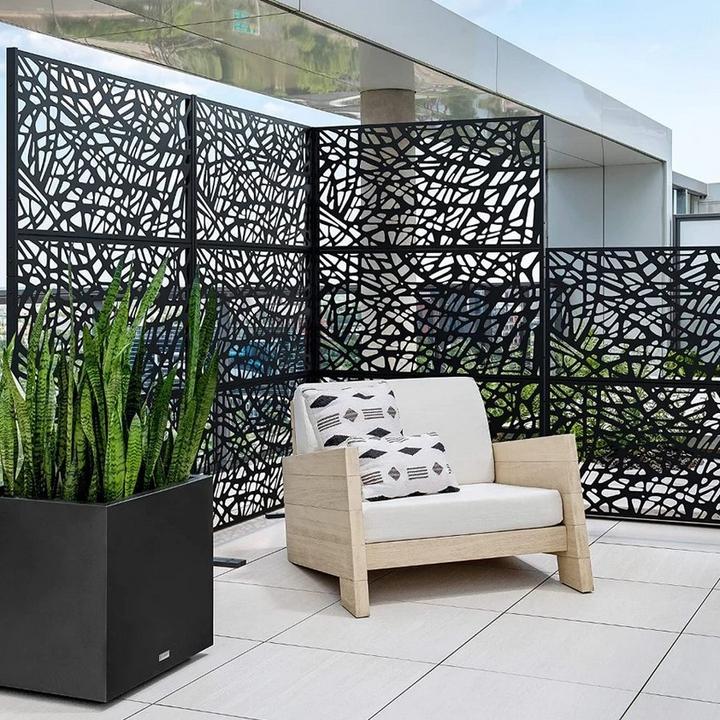 Produktbild SPC Moderne Sichtschutzwand Messina (5 cm)