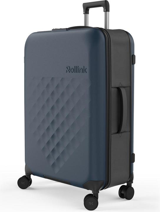 Image du produit Rollink Harde valise / trolley / valise de voyage - Vega 360 - 76 cm - Blauw (105 l, L (90 - 115l))