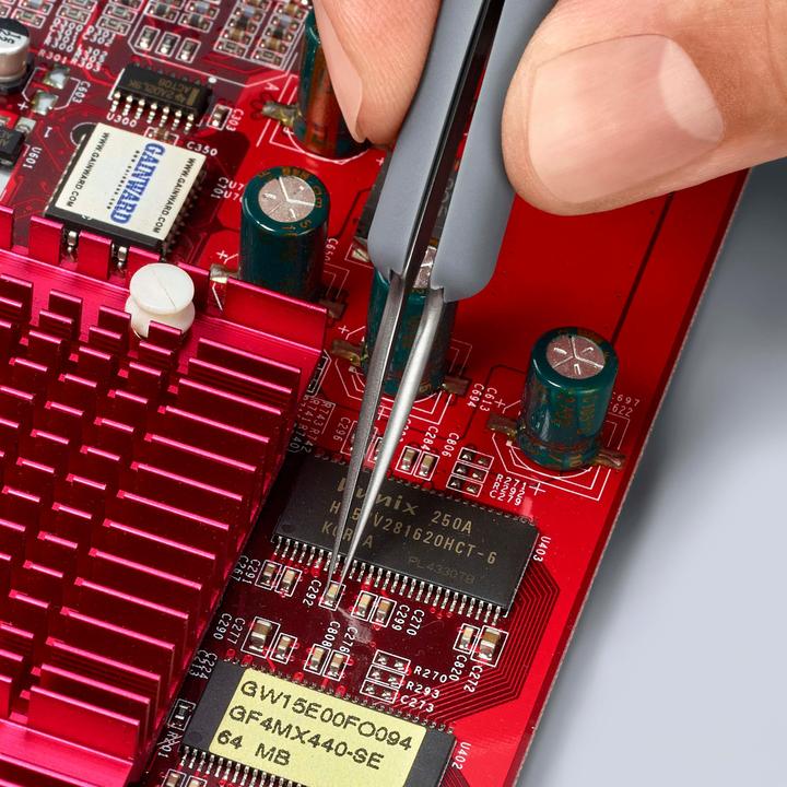 Produktbild Knipex Gummi-Pinzette ESD Edelstahl