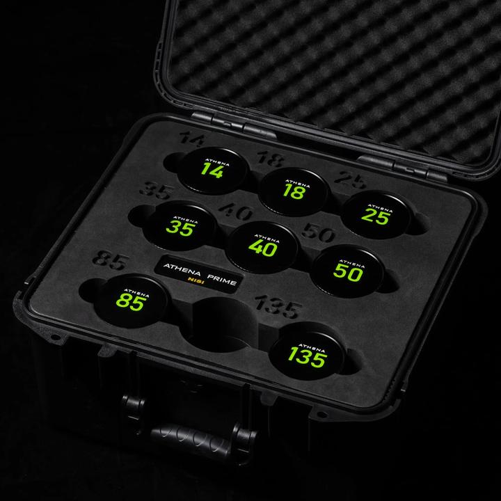 Immagine prodotto Nisi ATHENA Cinema Lens Hardshell Case for 9 Lenses (Fits 9 x Athena Cinema Lenses) - Black (Borsa lente)