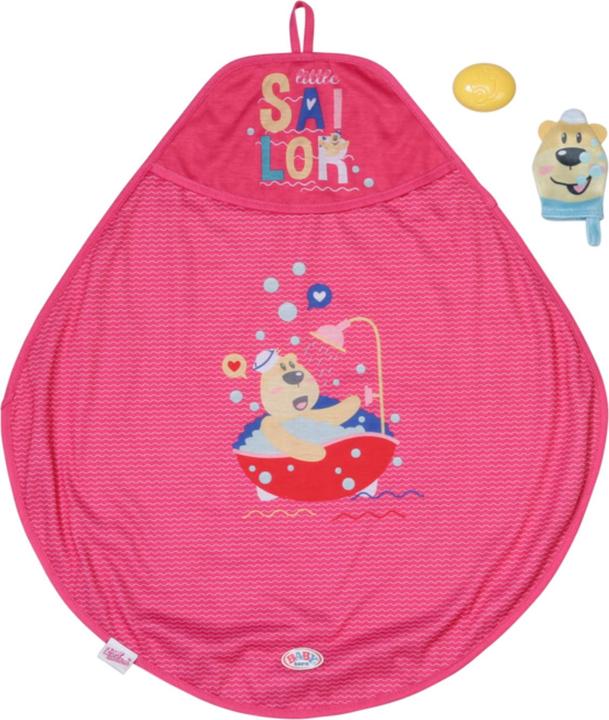 Produktbild Baby Born Bath Kapuzenhandtuch & Schwamm