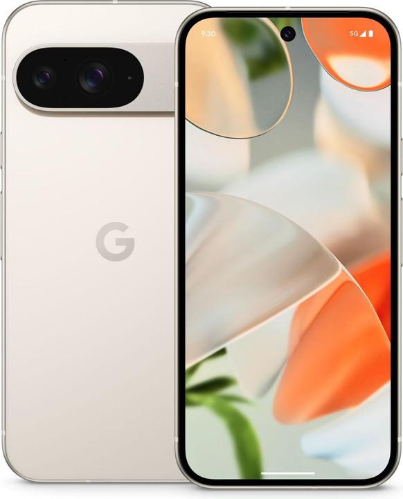 Produktbild Google Pixel 9 (128 GB, Porcelain, 6.30", SIM + eSIM, 50 Mpx, 5G)
