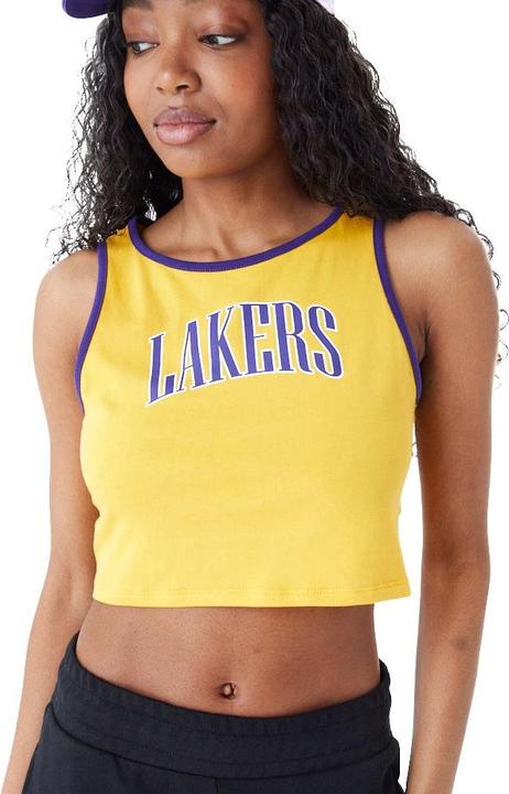 New Era Ladies Crop Tank Top Los Angeles Lakers - XL (XL)