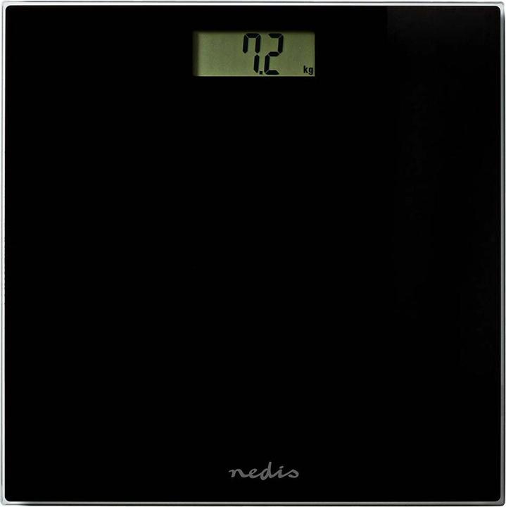 Image du produit Nedis Pèse-personne | Digital | Noir | Verre trempé | Capacité de pesage max : 150 kg (150 kg)