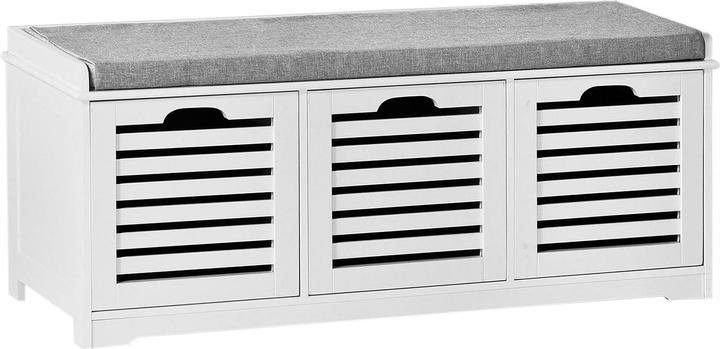 Actual product image SoBuy Schuhbank mit Sitzkissen (105 cm)