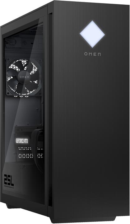Actual product image HP OMEN 25L GT15-1004ng Gaming PC i7-13700F 16GB/1TB SSD RTX 4070 Win11 (Intel Core i7-13700F, 512 GB, GeForce RTX 4070)