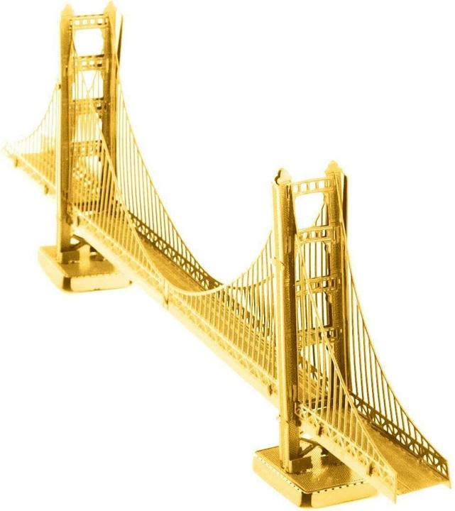 Actual product image Metal Earth Golden Gate Bridge (Golden Model)