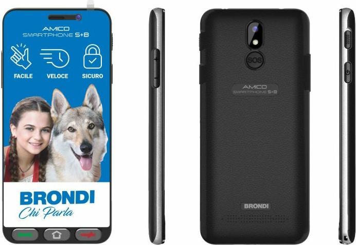 Image du produit Brondi Amico Smartphone S+B 2Gb 16Gb 5.7" 5.7" 5.7" 5.7" 5.7.5 (5.70", 5 Mpx, 4G)