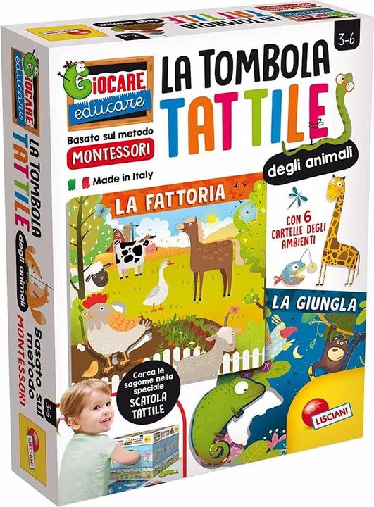 Immagine prodotto Lisciani Montessori Plus Tombola Tattile degli Animali